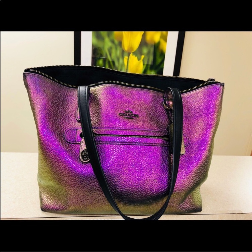 Coach hologram tote